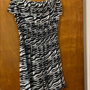 Black and white dress